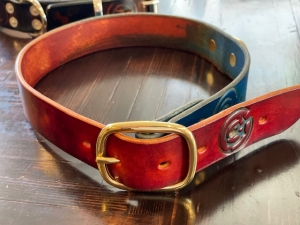 Handmade leather Dog Collar